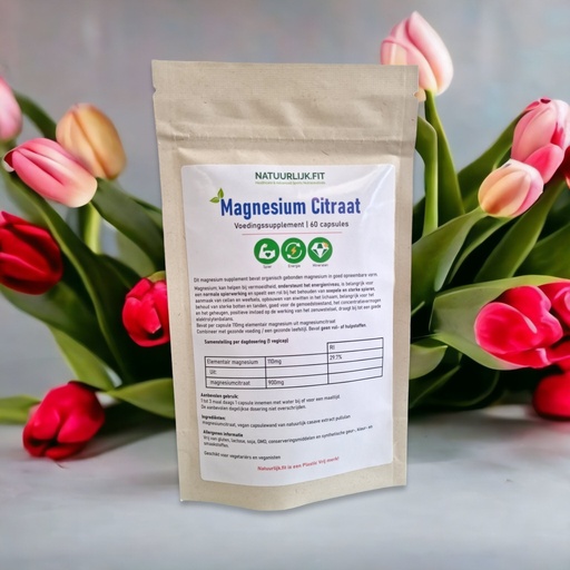 [7141225582636] Magnesium citraat 60 capsules