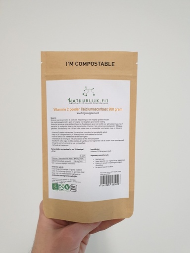 [7141225585026] Vitamine C poeder calciumascorbaat